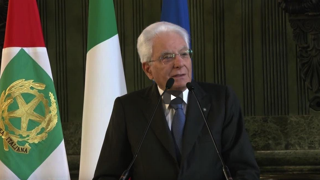 il Presidente della Repubblica Sergio Mattarella