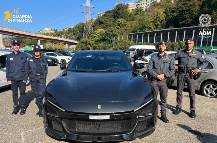 Supercar sotto sequestro: Ferrari “Purosangue” bloccata al porto di Genova