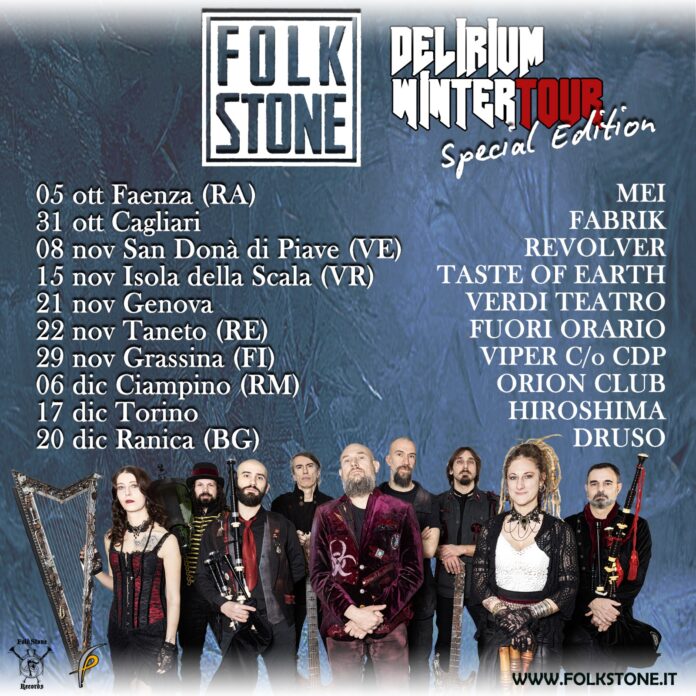 Folkstone, annunciato il “Delirium Winter Tour – Special Edition”
