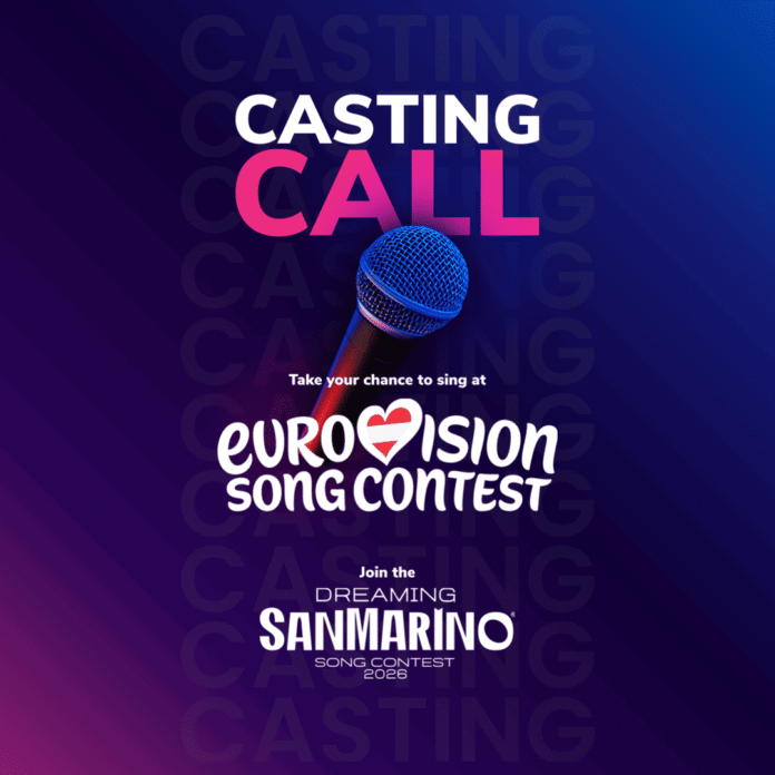 Dal 17 dicembre al via i nuovi casting di Dreaming San Marino Song Contest