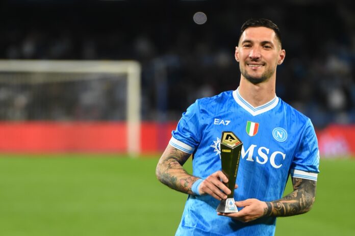 Matteo Politano, autore del goal vittoria del Napoli sul Milan al Maradona