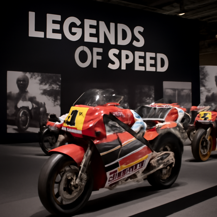 Immagine generata con intelligenza artificiale, a tema: oggetto eicma shift entra vivo legends speed porta