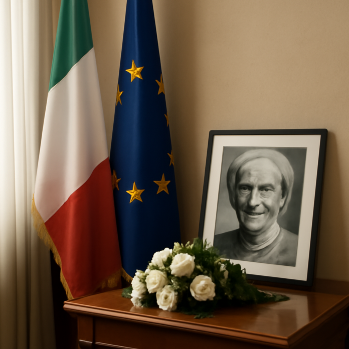 Immagine generata con intelligenza artificiale, a tema: oggetto regione scomparsa emma bonino cordoglio presidente pascale