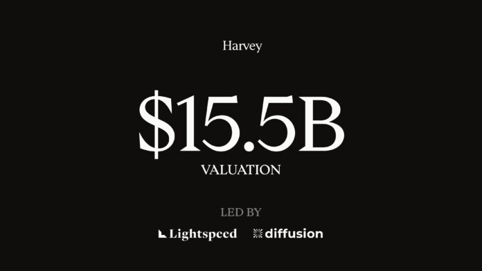 Testo che indica valutazione di Harvey di 15,5 miliardi di dollari e finanziamento di 550 milioni