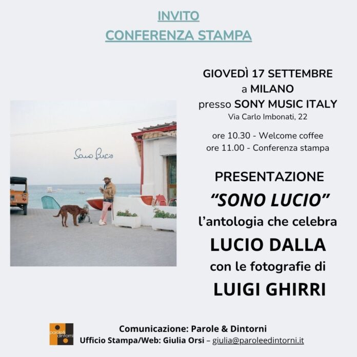 Invito alla conferenza stampa per la presentazione dell'antologia 
