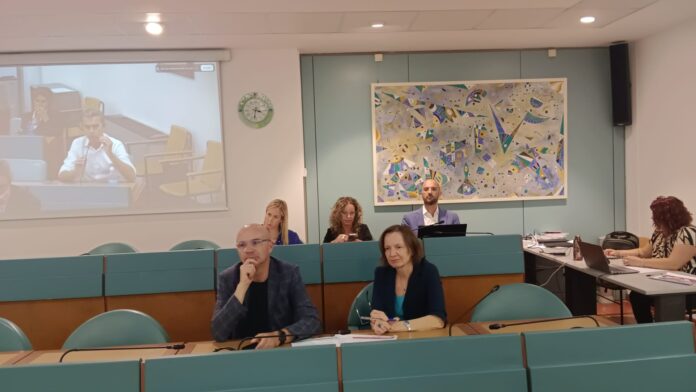 Foto della Commissione Bilancio della Regione Emilia-Romagna in riunione