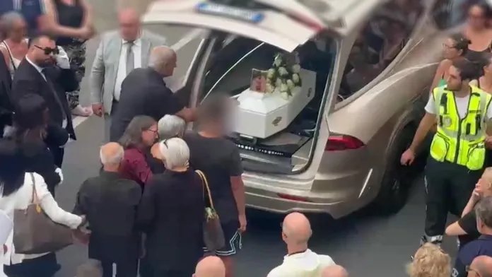 I funerali della piccola Beatrice a Bordighera