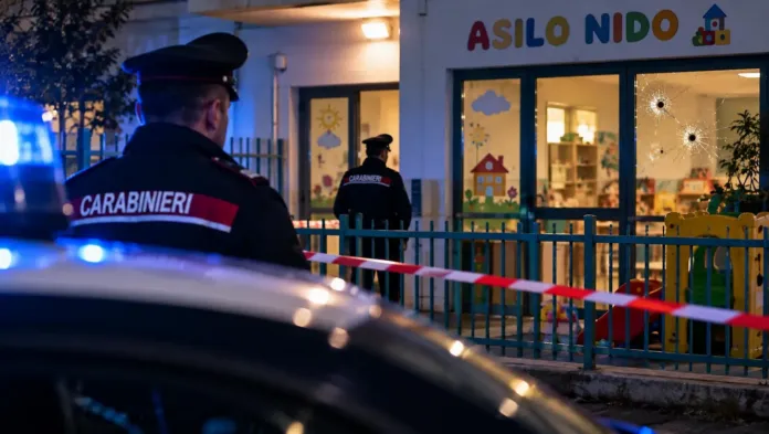 L'asilo nido di Acerra bersagli di proiettili