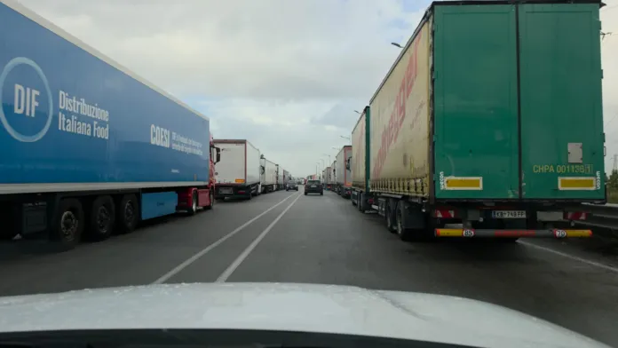La protesta degli autotrasportatori in Campania