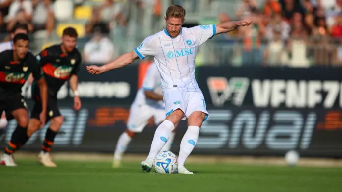 De Bruyne si fa parare il rigore dal portiere del Venezia