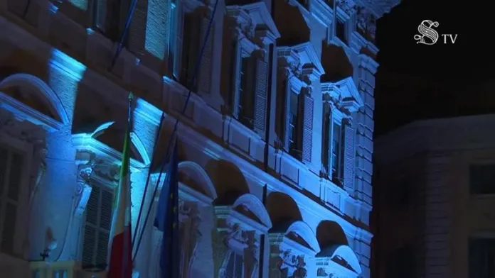 Palazzo Madama illuminato