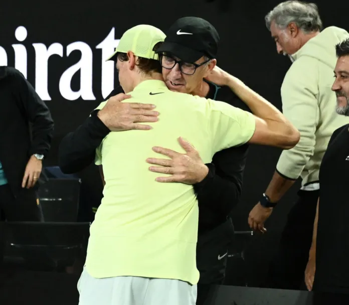 Darren Cahill e Yannik Sinner
