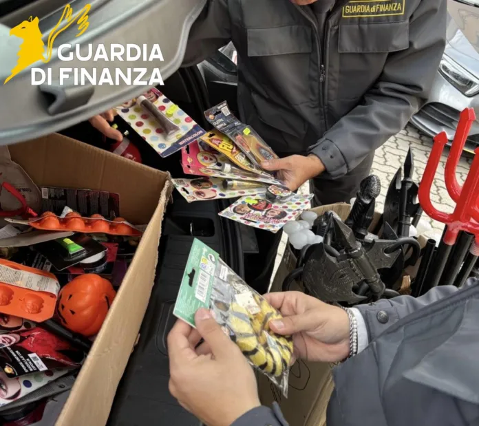 Guardia di Finanza Grosseto sequestra 1.800 articoli di Halloween non sicuri